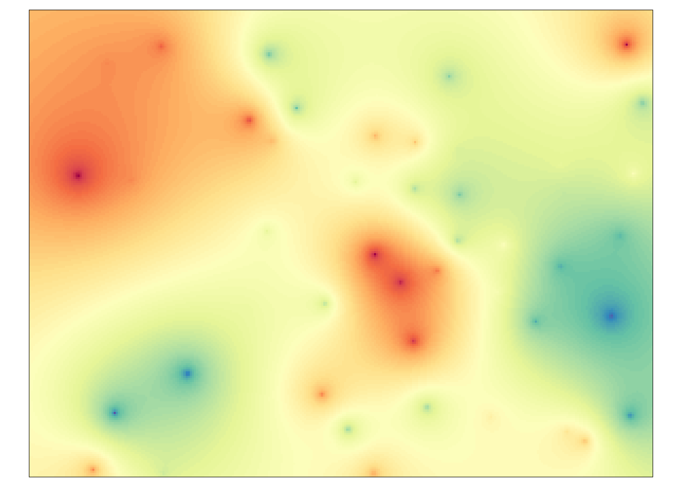 Przykład zjawiska reprezentowanego poprzez model potęgowy.