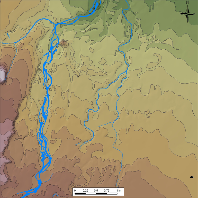 Bratkowce. Cyfrowy model wysokościowy cmentarzyska